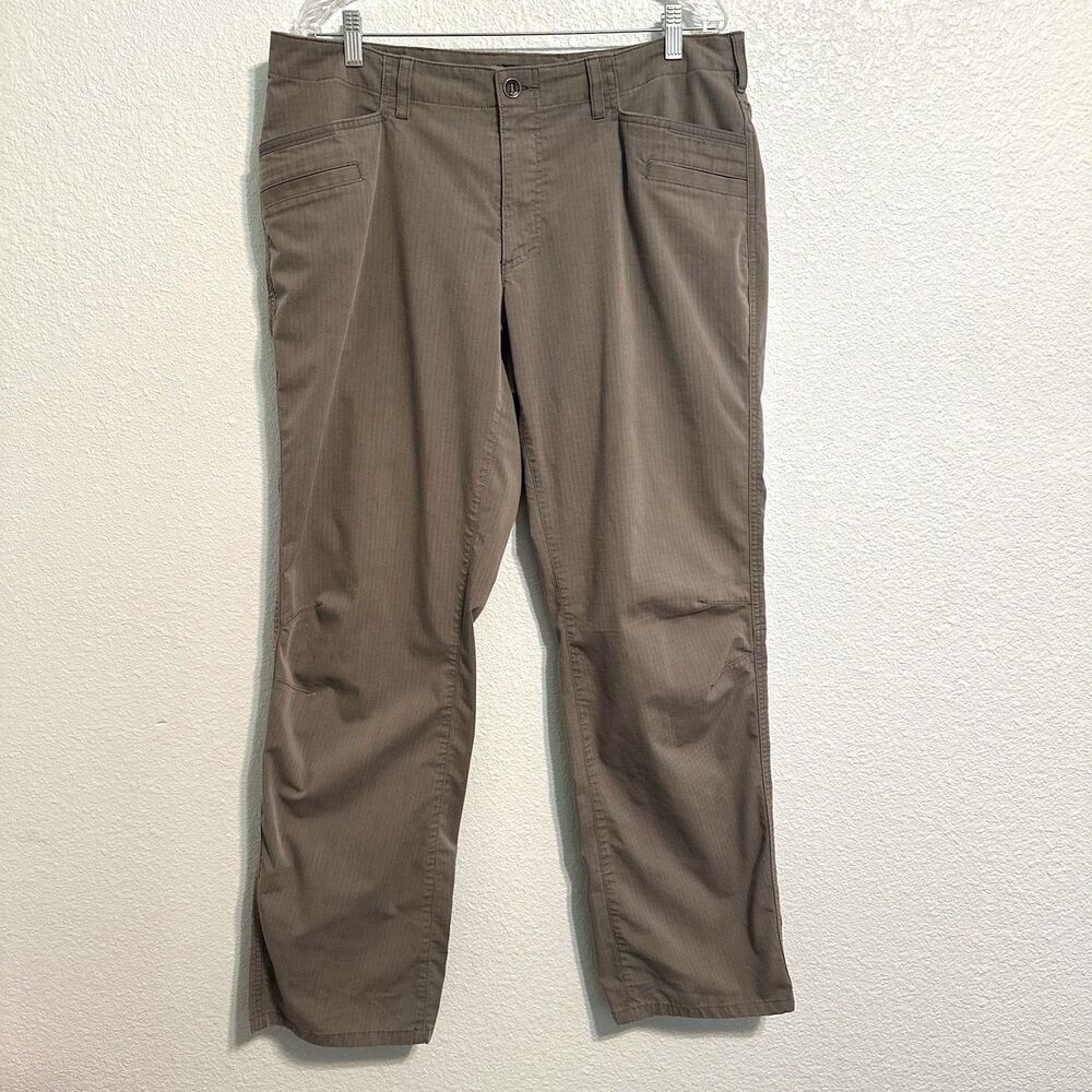 5.11 511 Tactical Pants Mens 38 x 34 Gray Canvas Cargo Straight Leg Ripstop Work